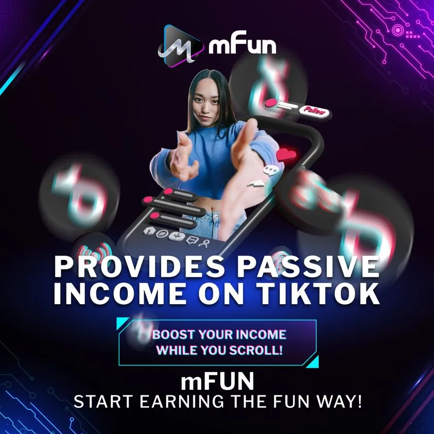 mFun provides passive income on TikTok